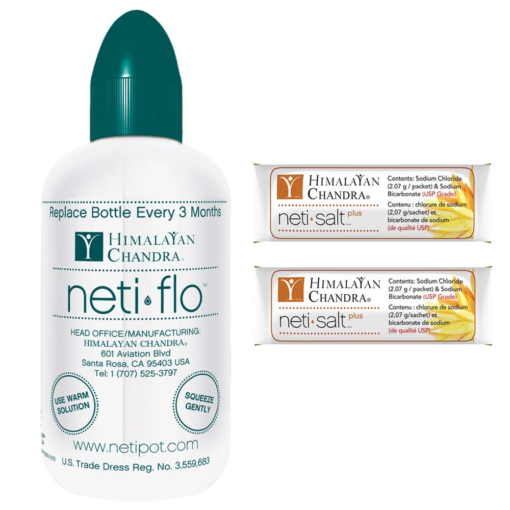 Himalayan Neti Flo Nasal Wash Bottle with 30 Sachets 10 Ounce product thumbnail 3