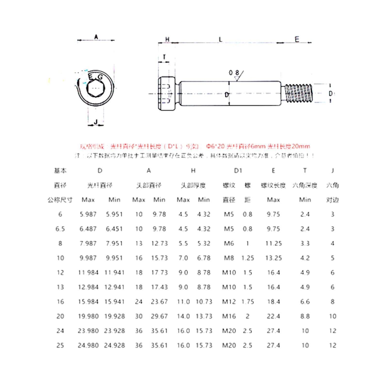 1-30 Pz M6 M8 M10 Nero Grado 12.9 Lega Di Acciaio Mezza - Foto 7