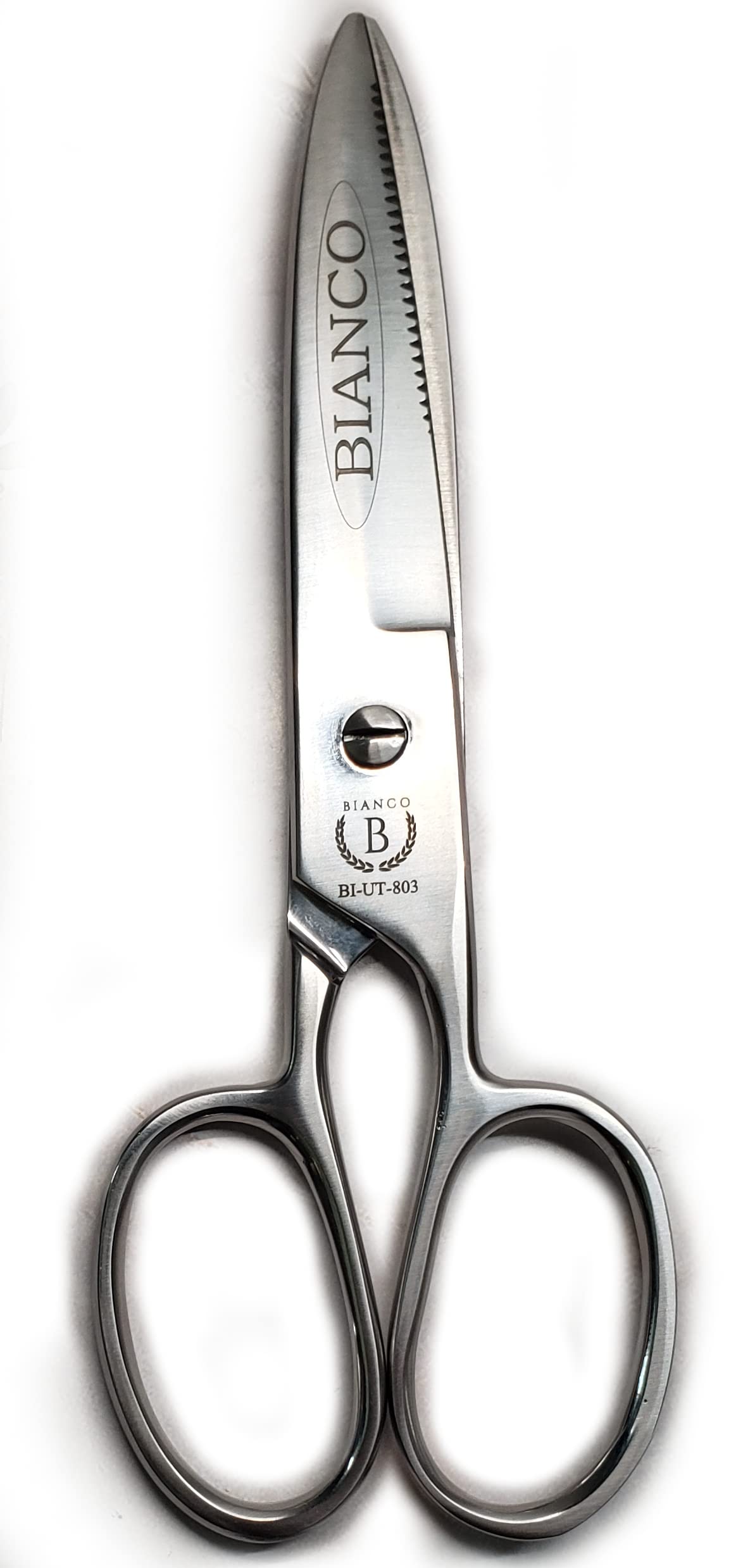 GenericBianco Instruments 7" Utility Craft Scissors | Premium Quality Stainless Steel Scissors for All-Purpose Use - Comfortable Handles | Made in the USA | Ideal for Crafting, Sewing, and Household Tasks