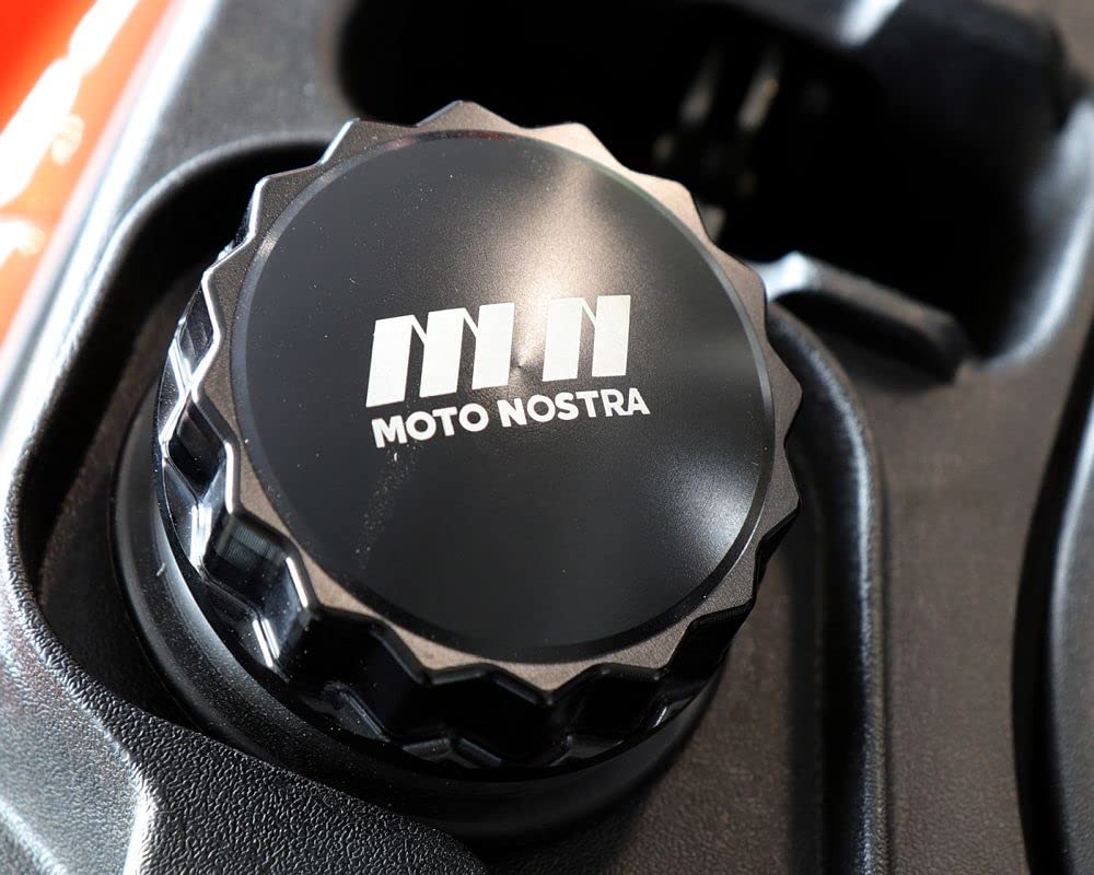 MOTO NOSTRA Tankdeckel CNC rot kompatibel für Vespa GTS 125, 150, 250, 300 HPE, Super Tech, Primavera, IGET, Touring