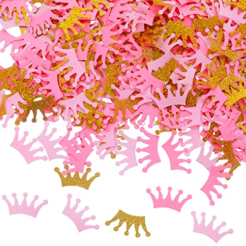 Prasacco - Lot de 300 mini couronnes décoratives (25 x 10 mm), idéales pour les anniversaires,...