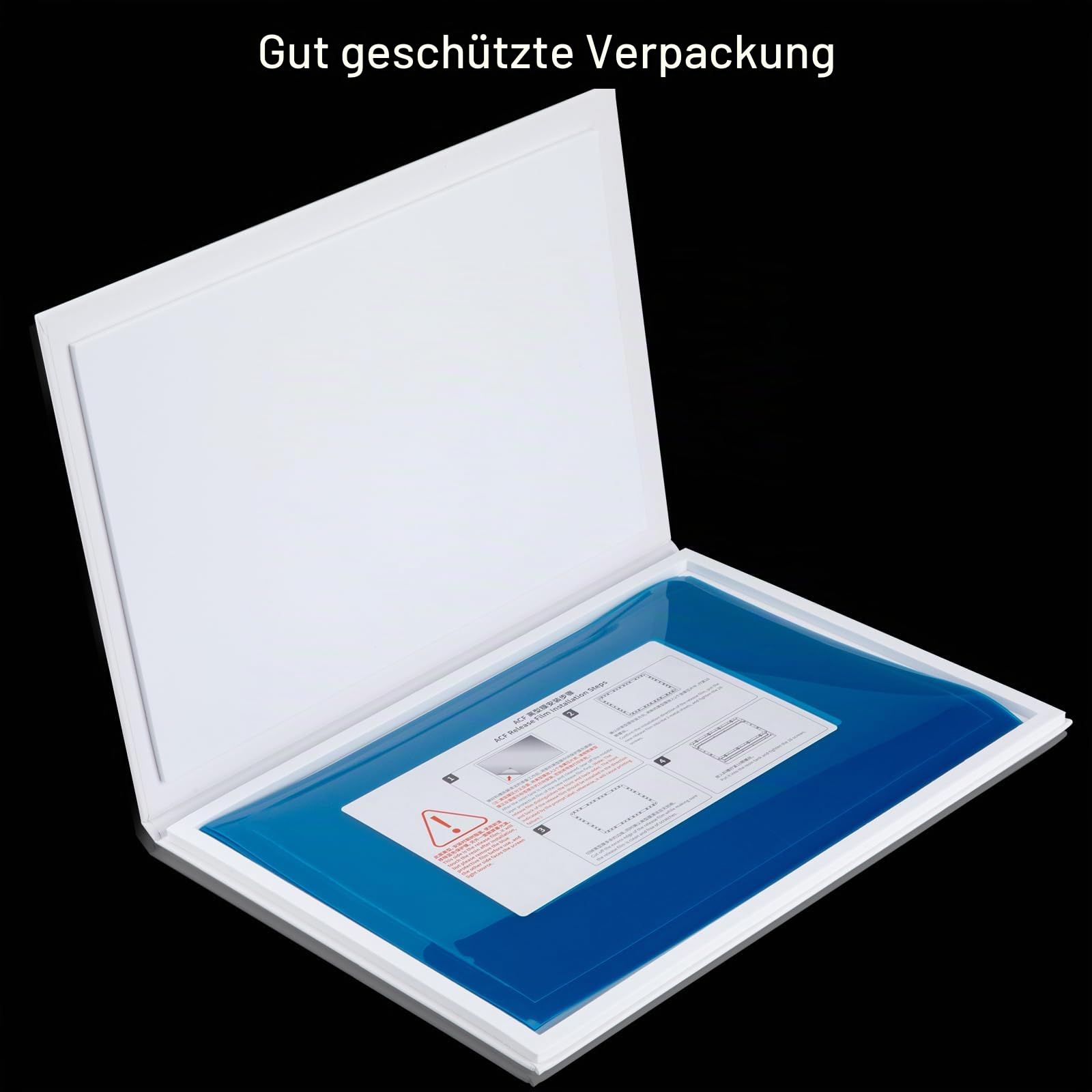 ELEGOO 5er-Set ACF-Folie für Saturn 3 Ultra Resin 3D Drucker, ACF Release Liner Folie mit Geringerer Release-Spannung, Unterstützt Dreimal Schnelleres Drucken, 290 x 195 mm, 0,3 mm Dicke