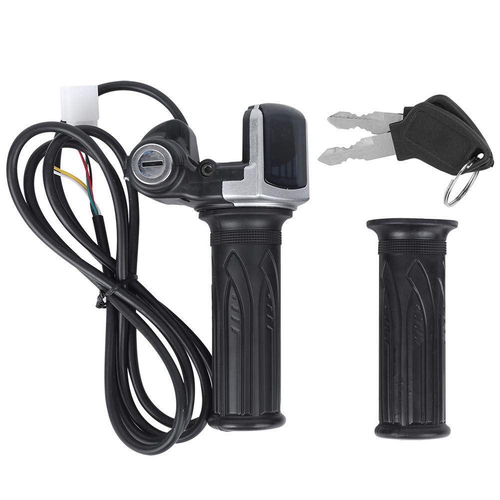 Poignée d'accélérateur multifonction, indicateur de batterie électrique de 36 V, serrure de porte électrique pour vélos électriques, tricycles