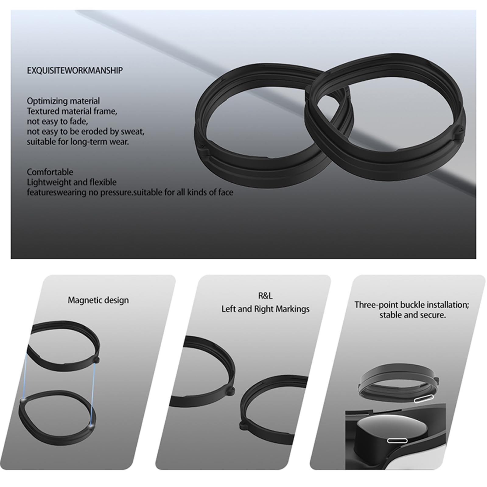 1 par de lentes magnéticos antiluz azul VR para lentes Quest 3S VR, accesorios antifatiga y protección ocular