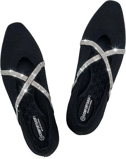 Frank Mully Women's Square Toe Mary Jane Ballet Flats Review