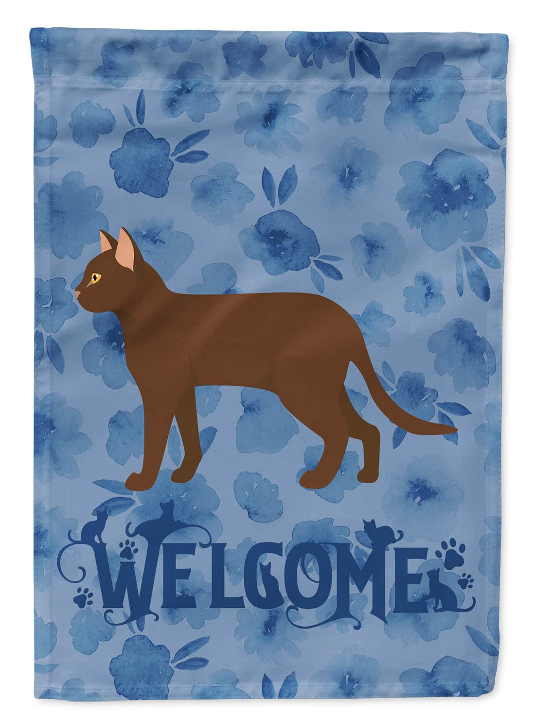 Drapeau de bienvenue chat Suphalak cadeau idéal de décoration extérieure en toile canvas L