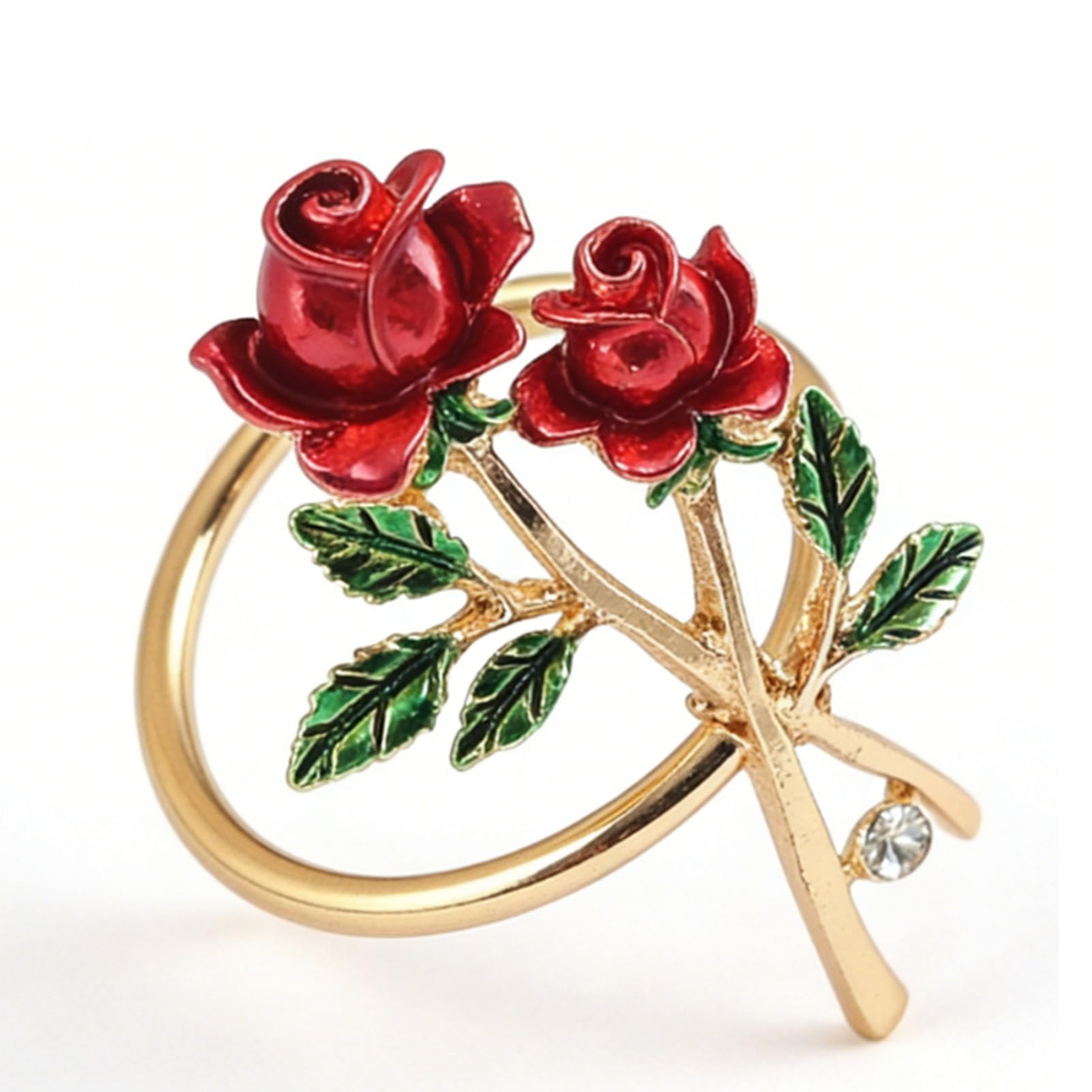 Servilleteros de rosas para mesas de bodas y cenas románticas pack de 10