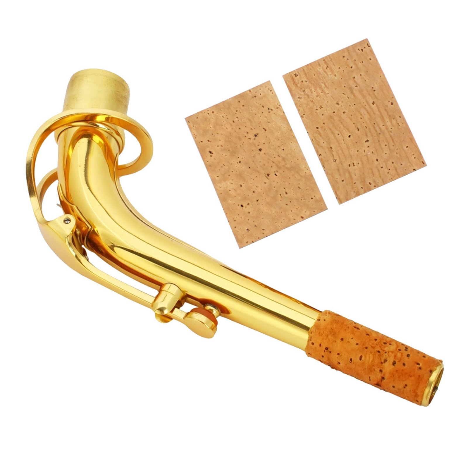 QIEIEI 2Pcs Saxophone Neck Cork Sheet Tenors Saxophone Neck Joint Cork Sheet Instrument Accessories for Tenors Saxophone Parts