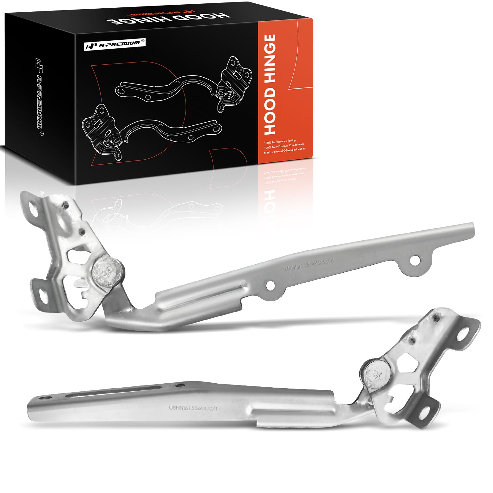 A-Premium Front Driver and Passenger Hood Hinges Compatible with Honda Odyssey 2018 2019 2020 2021 2022 2023, Front Left and Right Side, 2-PC Set,