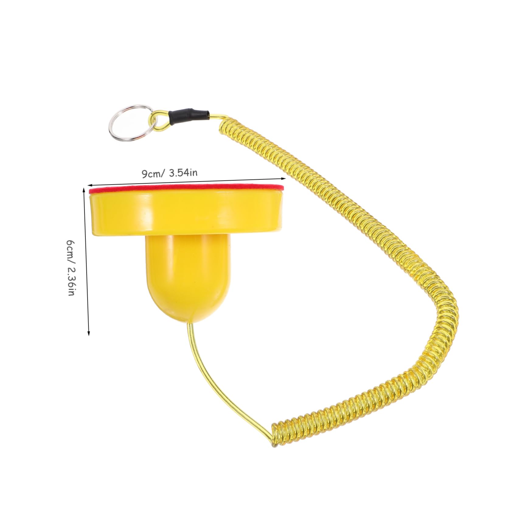 BESTonZON Hockey Hitter Ice Pushers Block Game Net Air Hockey Table Puck Handles Goalie The Pool Target Chain Sport Table Hockey Replacements Multi-use Pusher Yellow Sponge Cloth