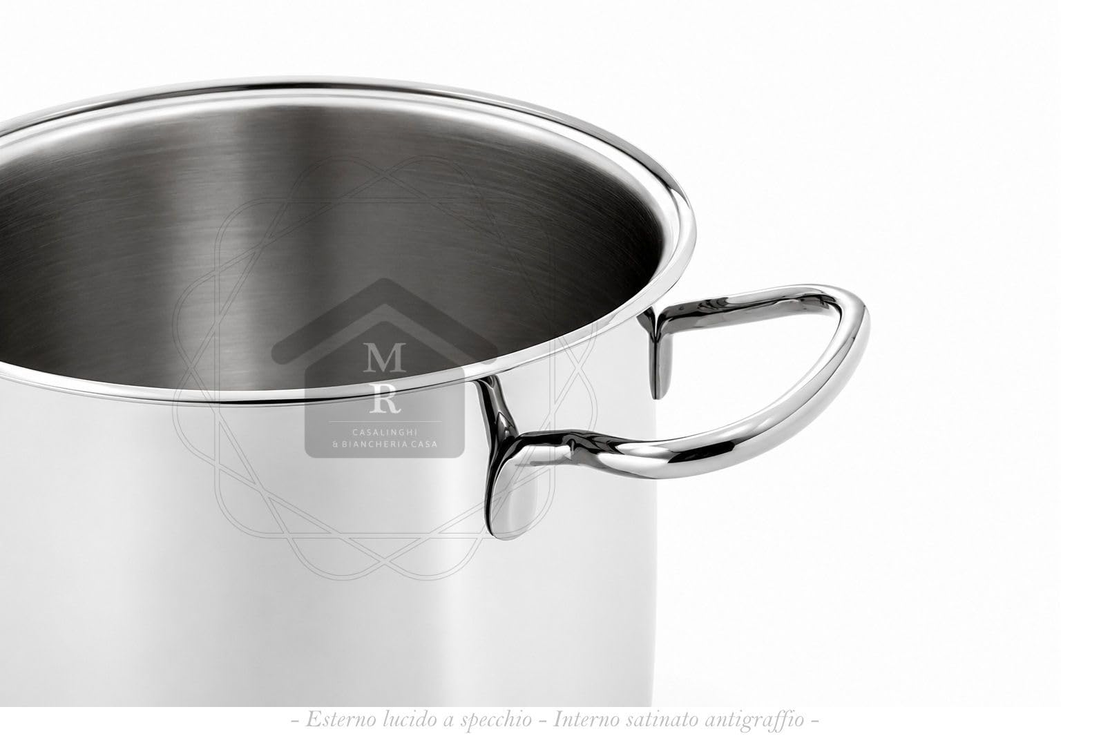 Set Spaghettiera Multipasta con Doppio Cestello in Acciaio Inox 18/10 Linea Inoxtherm