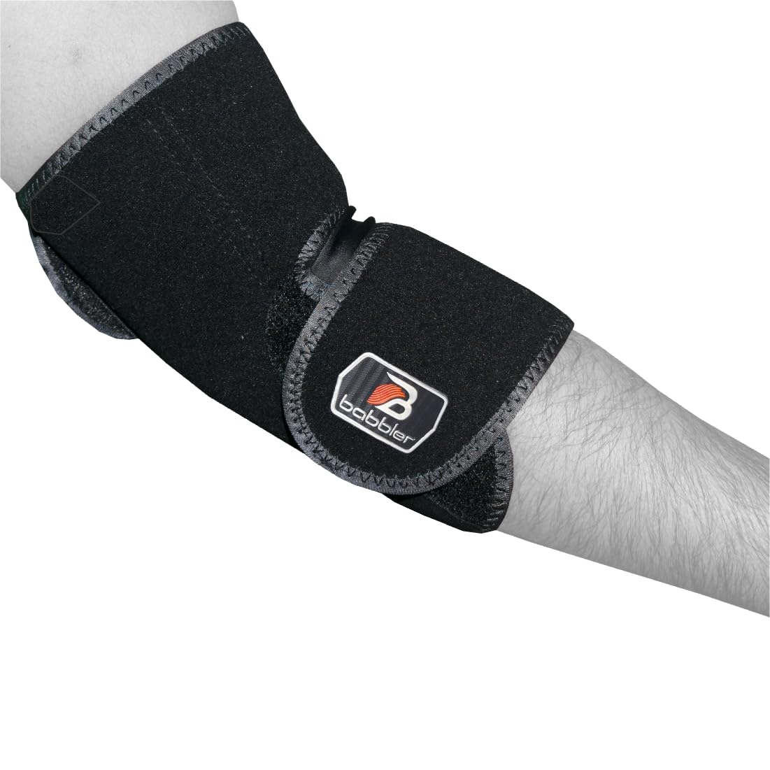 Babbler BES-1201 Elbow Support, Adjustable Neoprene Fitness Wrap with Lycra Sleeve for Self Support, 1 Pair, Free Size-image-49
