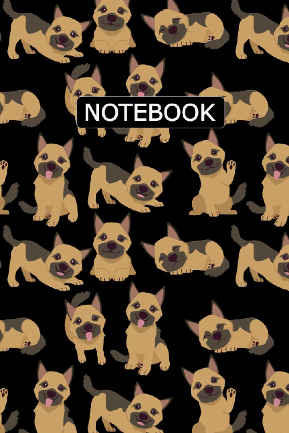 German Shepherd Dog Notebook: German Shepherd Dog Pattern Sketching, Sketch Drawing, Notebook For Men, Women, Girls, Boys And Kids