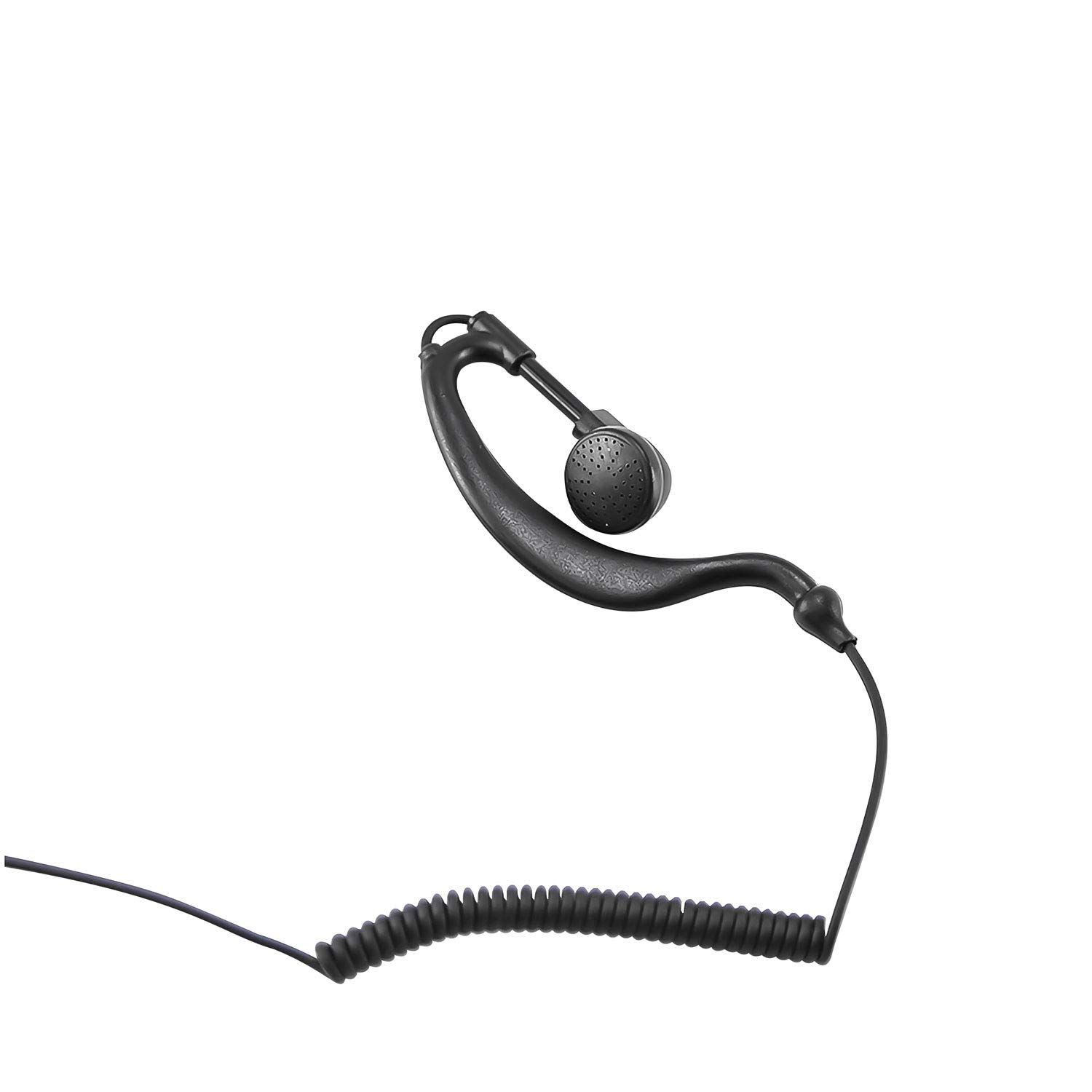 TechSide TSAU-M+ Microfono Auricolare Avvolgente 2 pin Midland | Radio ricetrasmittenti | Compatibile con G7 pro G8 G9 pro M24 M24 plus M48 M99 G6 XT G7 XTR ICOM Intek | Vigilanza Sicurezza SoftAir - 2
