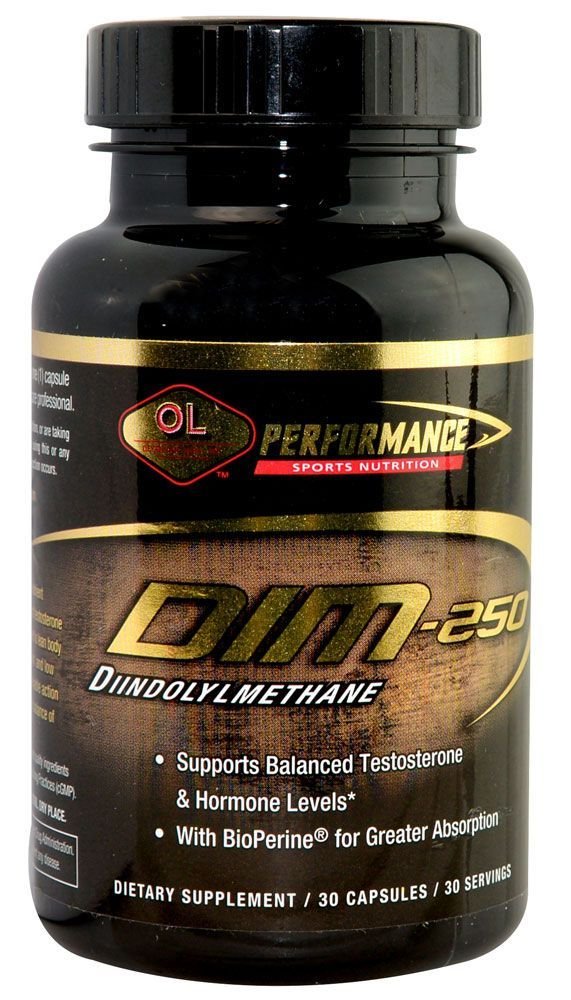 Dim-250 Diindolylmethane 250 Milligrams 30 Capsules