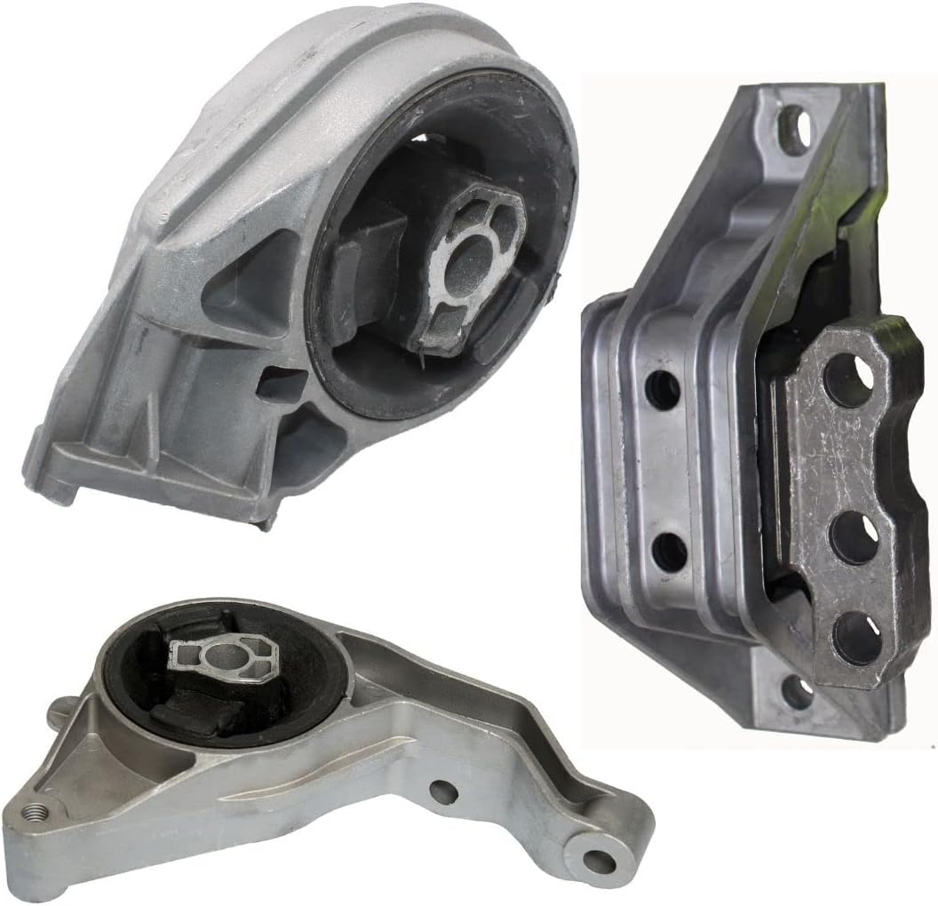 Motor & Transmission Mount Set Compatible with Chevy Cobalt/HHR/Pontiac G5 2.2/2.4L 06-11 3081 3086 3109