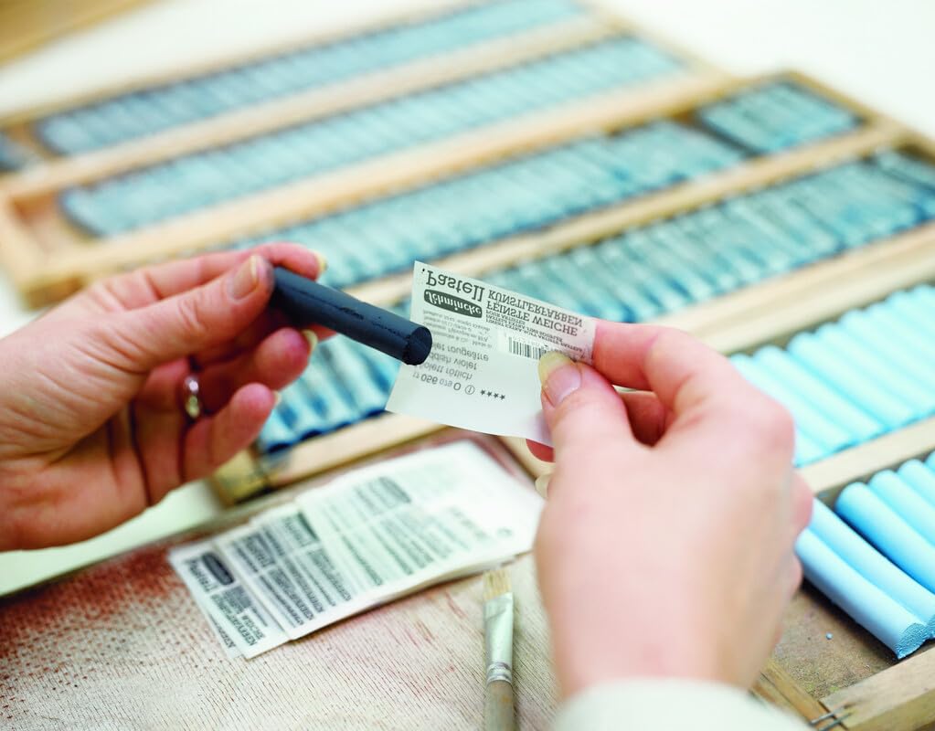 Schmincke - Pastel, 17098079, stick in the color neutral grey, handmade pastels, brilliant, velvety matt, highly lightfast colors