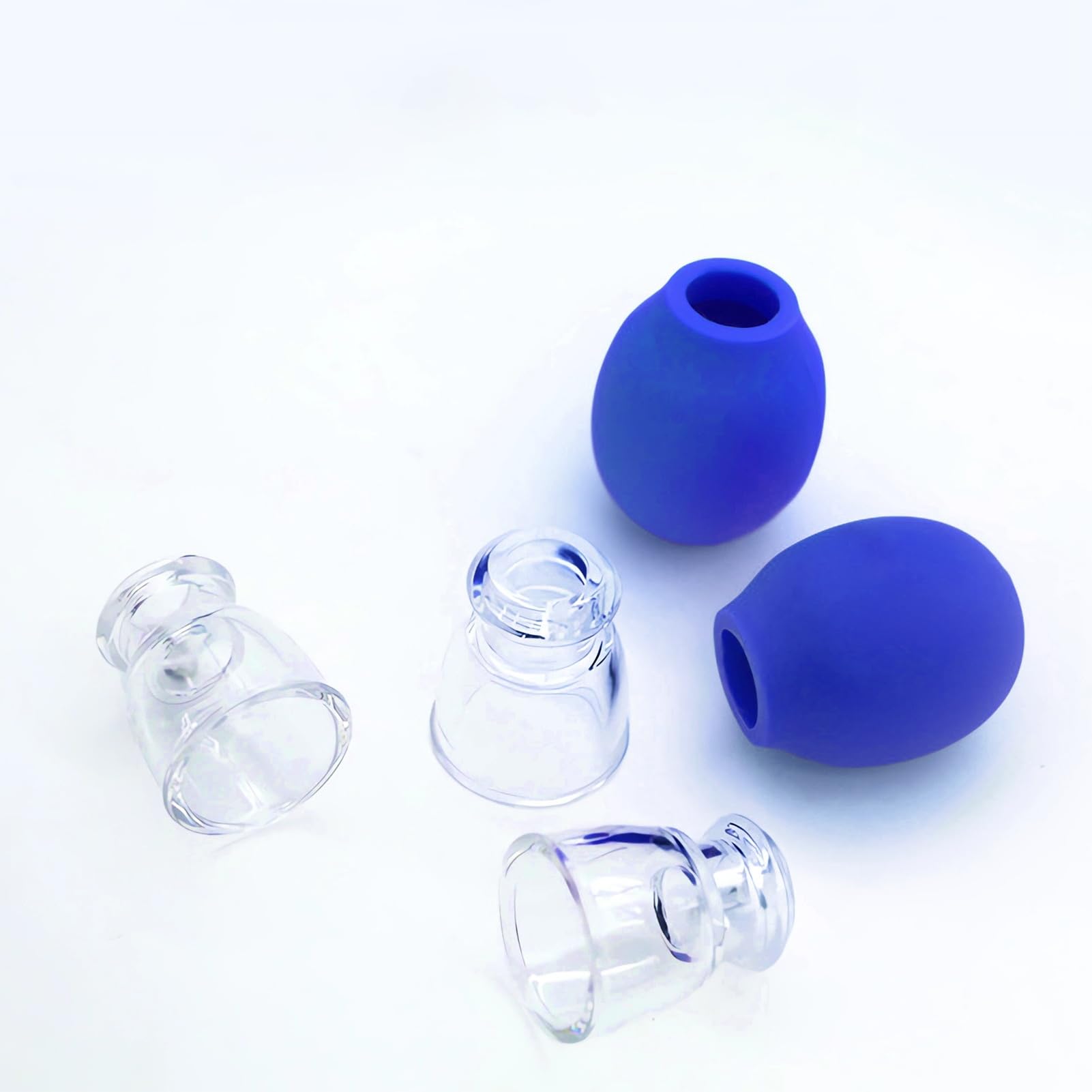 SXOVO Succhiatore di capezzoli in silicone 2 pezzi Pompa per il seno Stimolazione del clitoride Masturbazione Extra Forte Succhiatore di capezzoli Giocattolo sessuale per donne e coppie