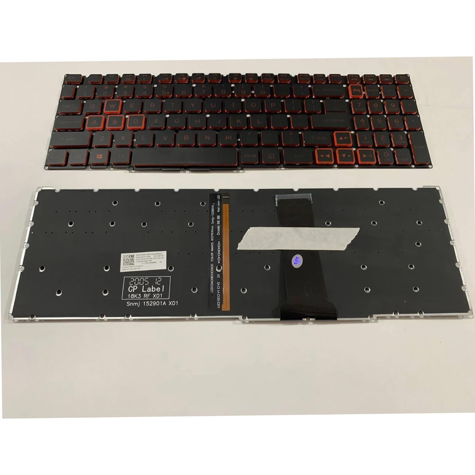 Acer do Nitro 51 AN515-43 AN515-44 AN515-54 AN517-5 klawiatura do laptopa układ amerykański części laptopa