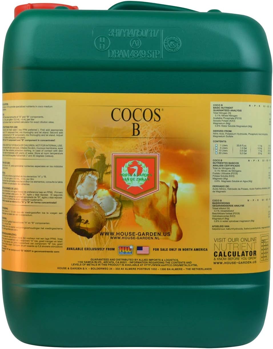 Cocos Nutrient Part B - 10 liter