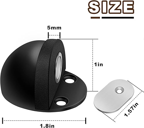 Miniatura 5 de Tope magnético para puerta., Domo