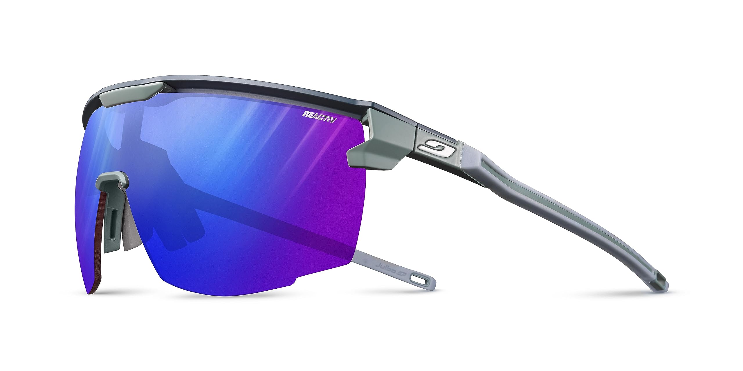 Julbo Lunettes de soleil - ULTIMATE - Hommes - Bleu/​Vert - Photochromique 1 <> 3