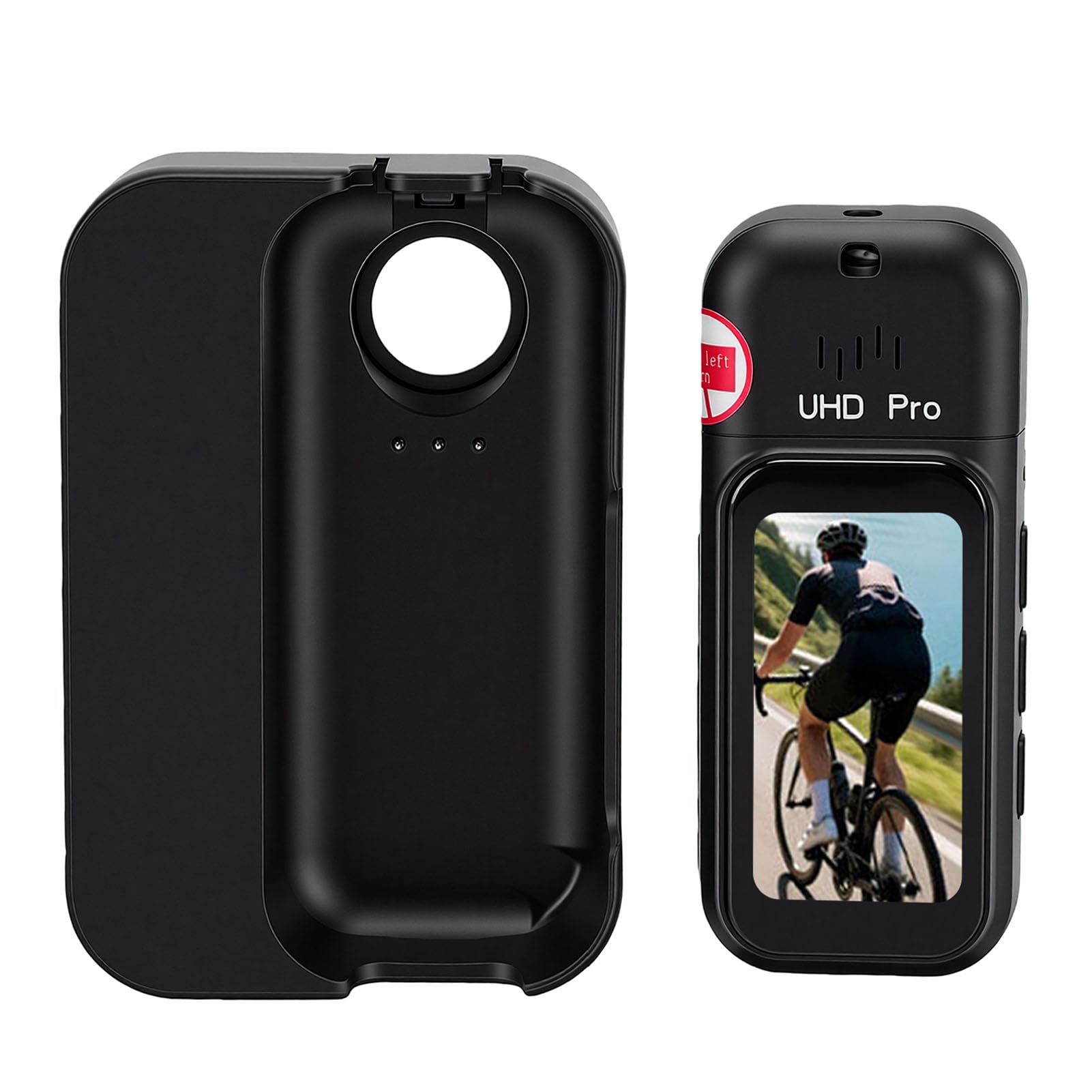 LICAEVEY Action Camera 4K 12MP con Obiettivo Grandangolare 180° per Esterni
