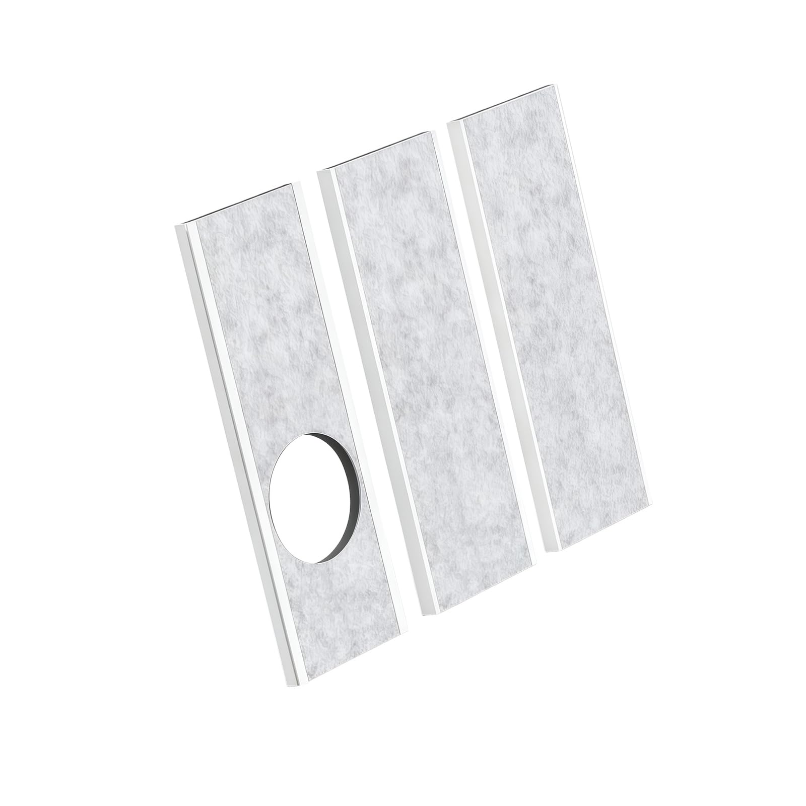 Kaeltsyn Window Ventilation Cover Insulating Foam Board Suitable for Portable Air Conditioning with Thermal Insulation Window Insulation Spume Panel Safe Outlet