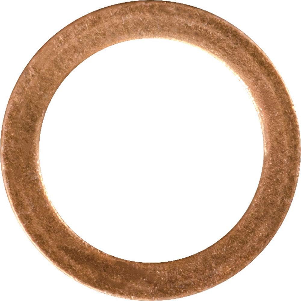 50 8mm Copper Washers 8.2mm I.D. 11.8mm O.D. Clipsandfasteners Inc