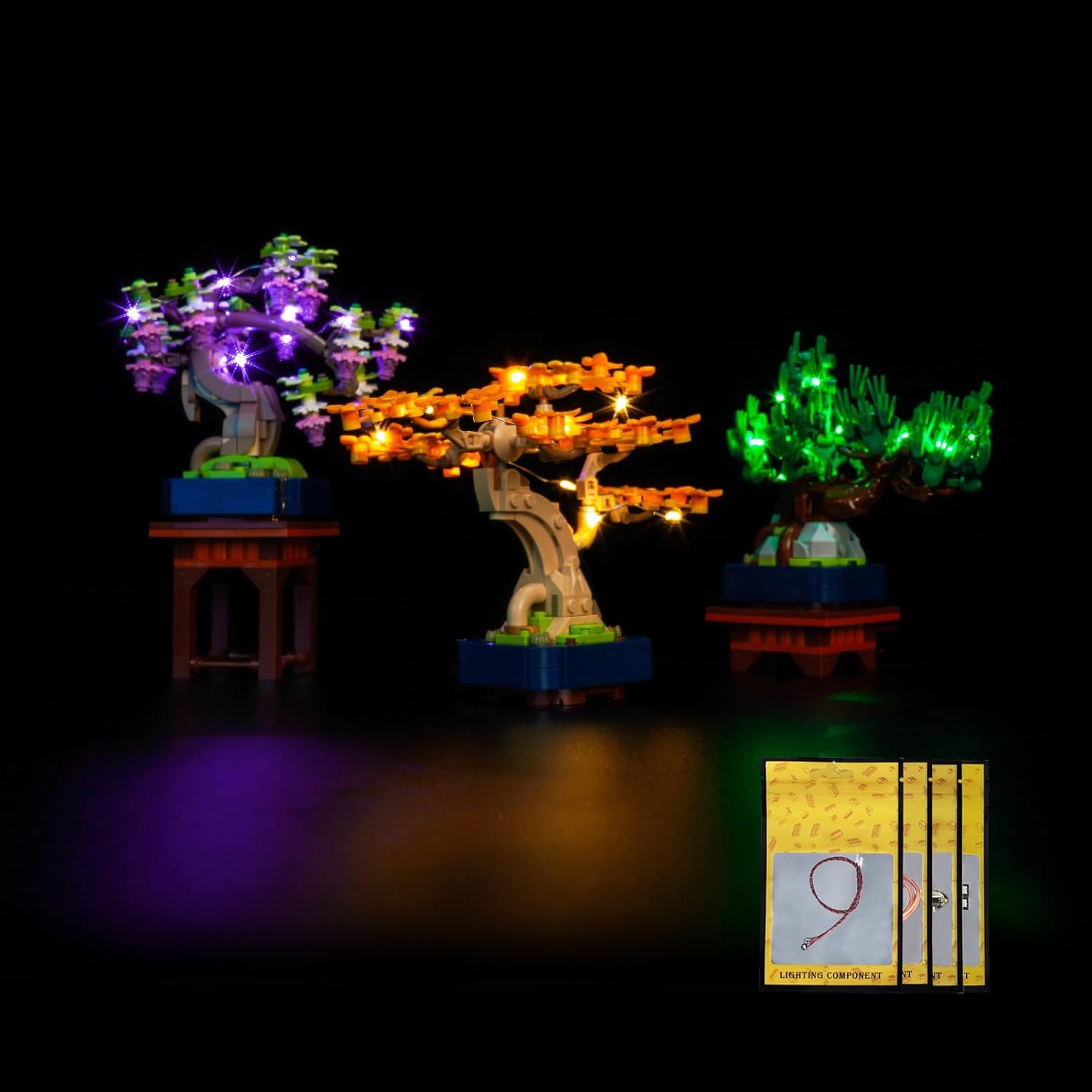 LED Lighting Compatible with LEGO 10373 Botanicals Mini Bonsai Trees - JUST Lights, Light Kit Compatible with LEGO Botanicals 10373, NOT Included The Model Set
