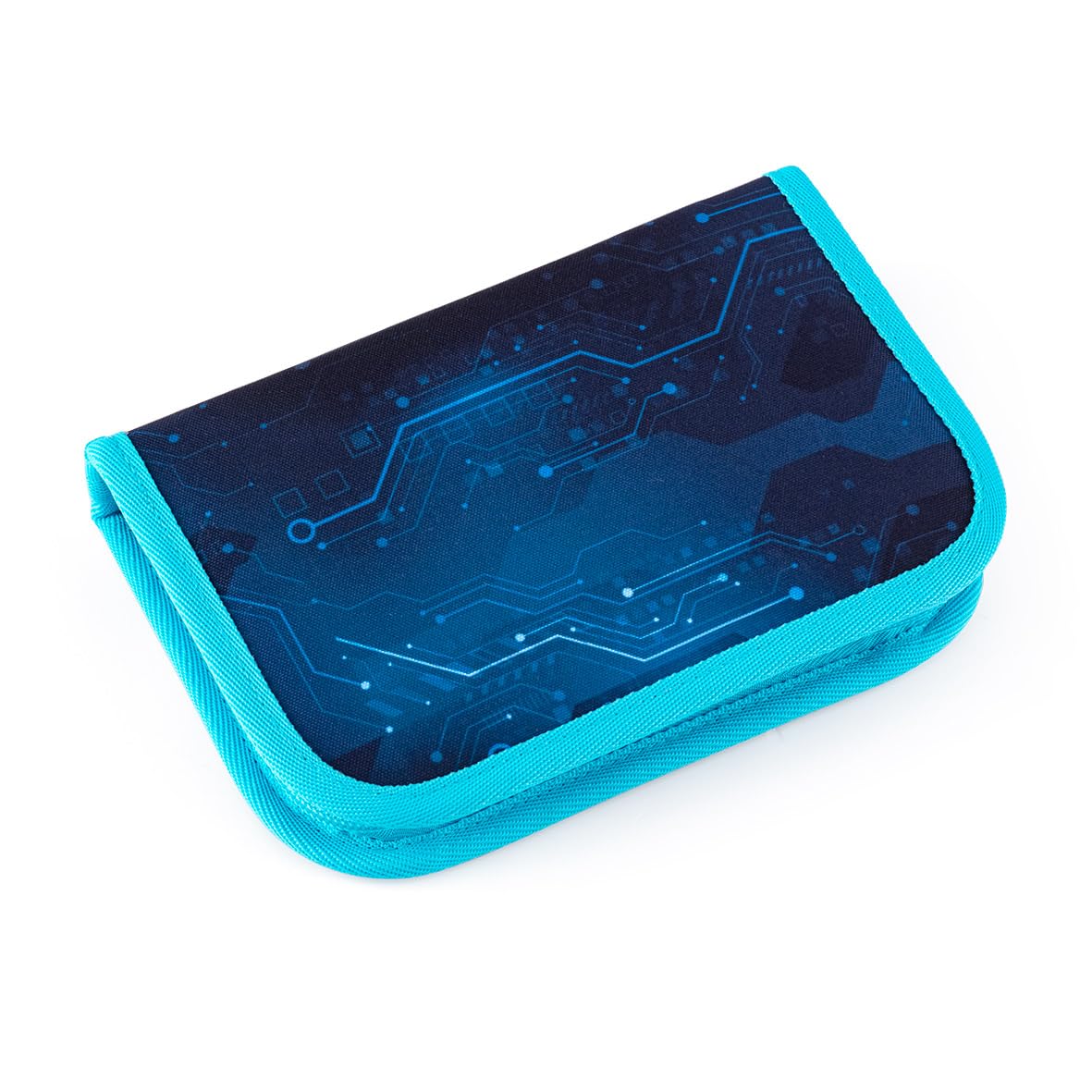 Topgal Astuccio Per Ragazzi/Bambini Con Due Alette Imbottite, Con Programma Scolastico E Passanti In Gomma., Penn 24016, Astuccio-image