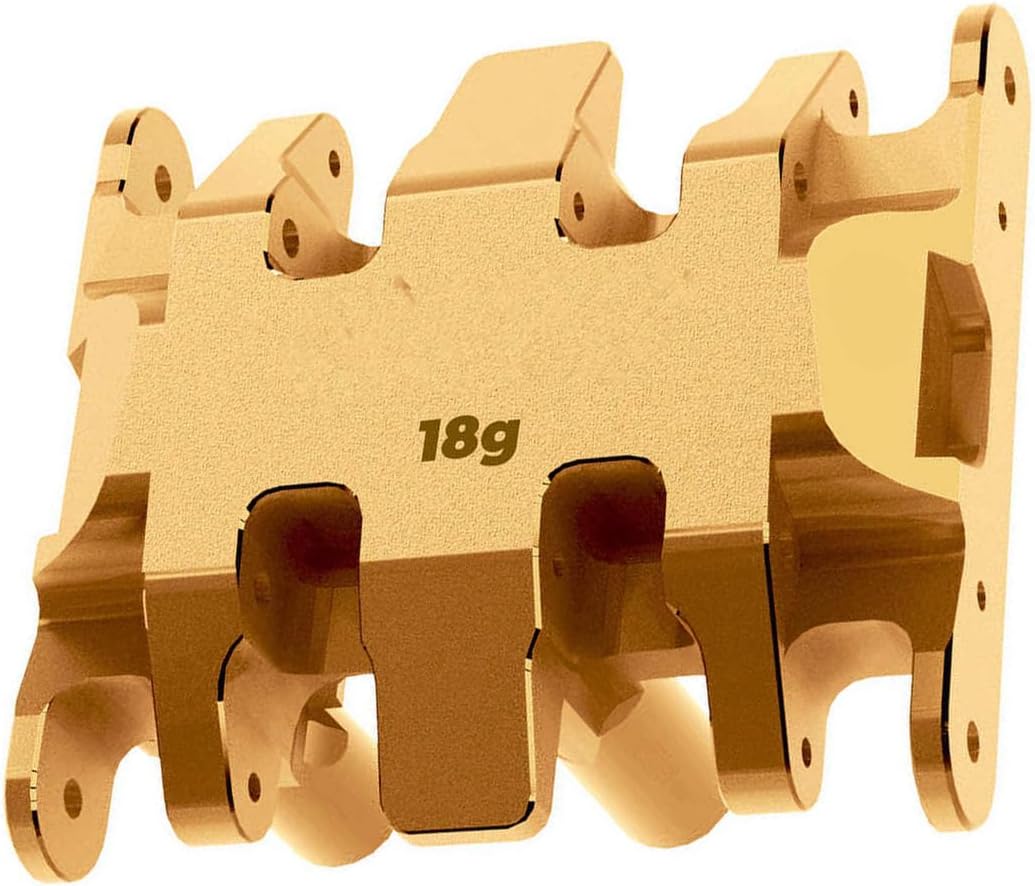 1/30 RC Car TBrass Center Gear Box Mount Skid Plate for Axial 1/30 SCX30 4X4 RTR Brushed Rock Crawler-AXI-2048 RC Accessories