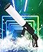 CO2 Fog Machine, Handheld Fog Gun, Cannon Fog Machine with LED Lights Effect, Fogger, Smoke Gun With 3 Meter Gas Hose for Night Club Party, DJ Effects