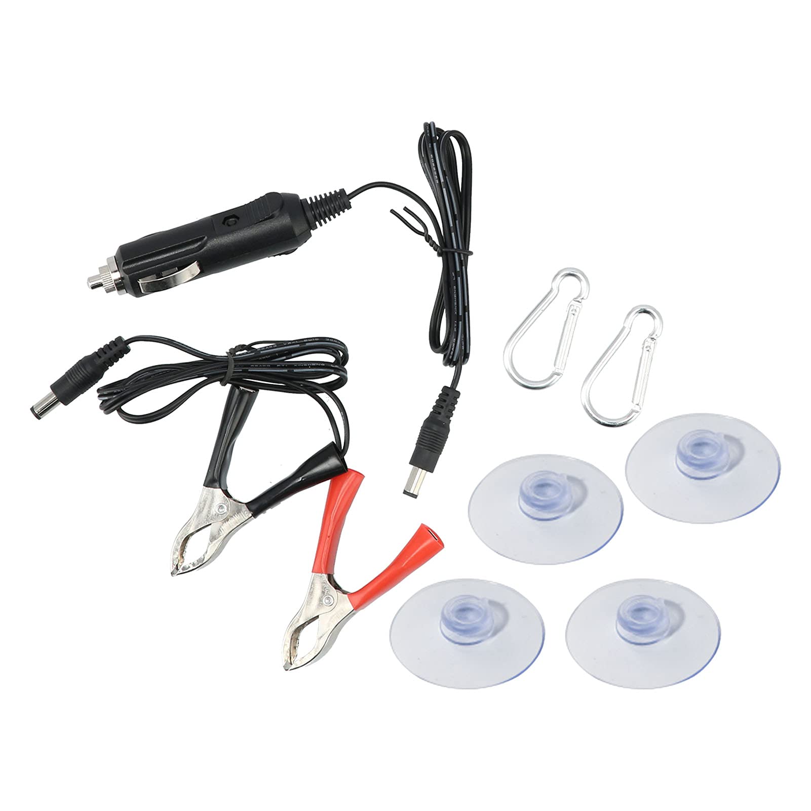 Panel Solar de 50 W y 18 V, Placa de Cargador de batería Solar portátil con Clip de cocodrilo, Kit de Cargador de Panel Solar USB para Caravana, Caravana