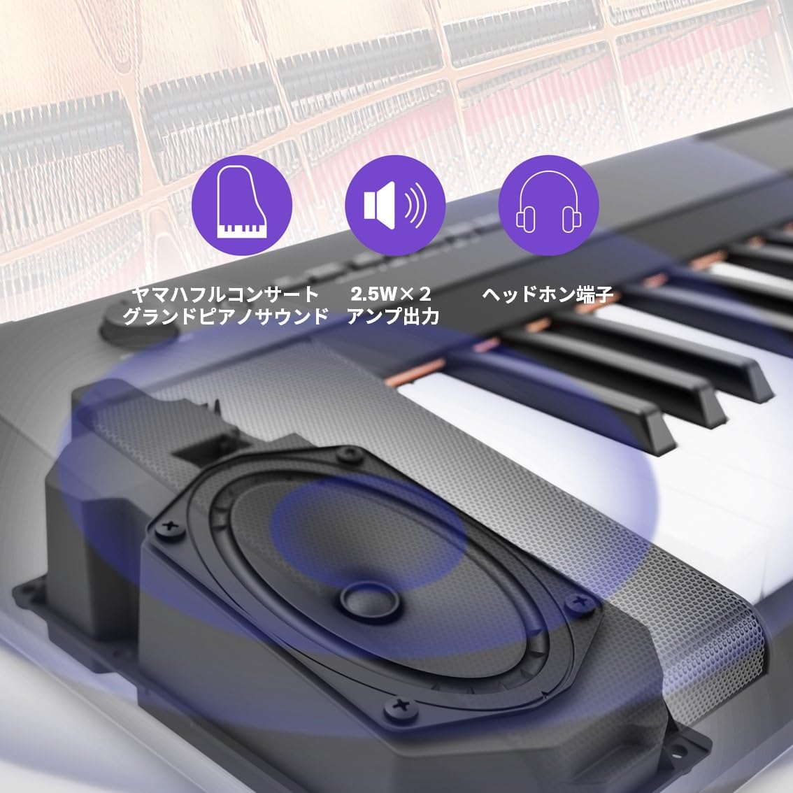Amazon.co.jp: ヤマハ 電子キーボード NP-15B piaggero 61鍵 タッチ 