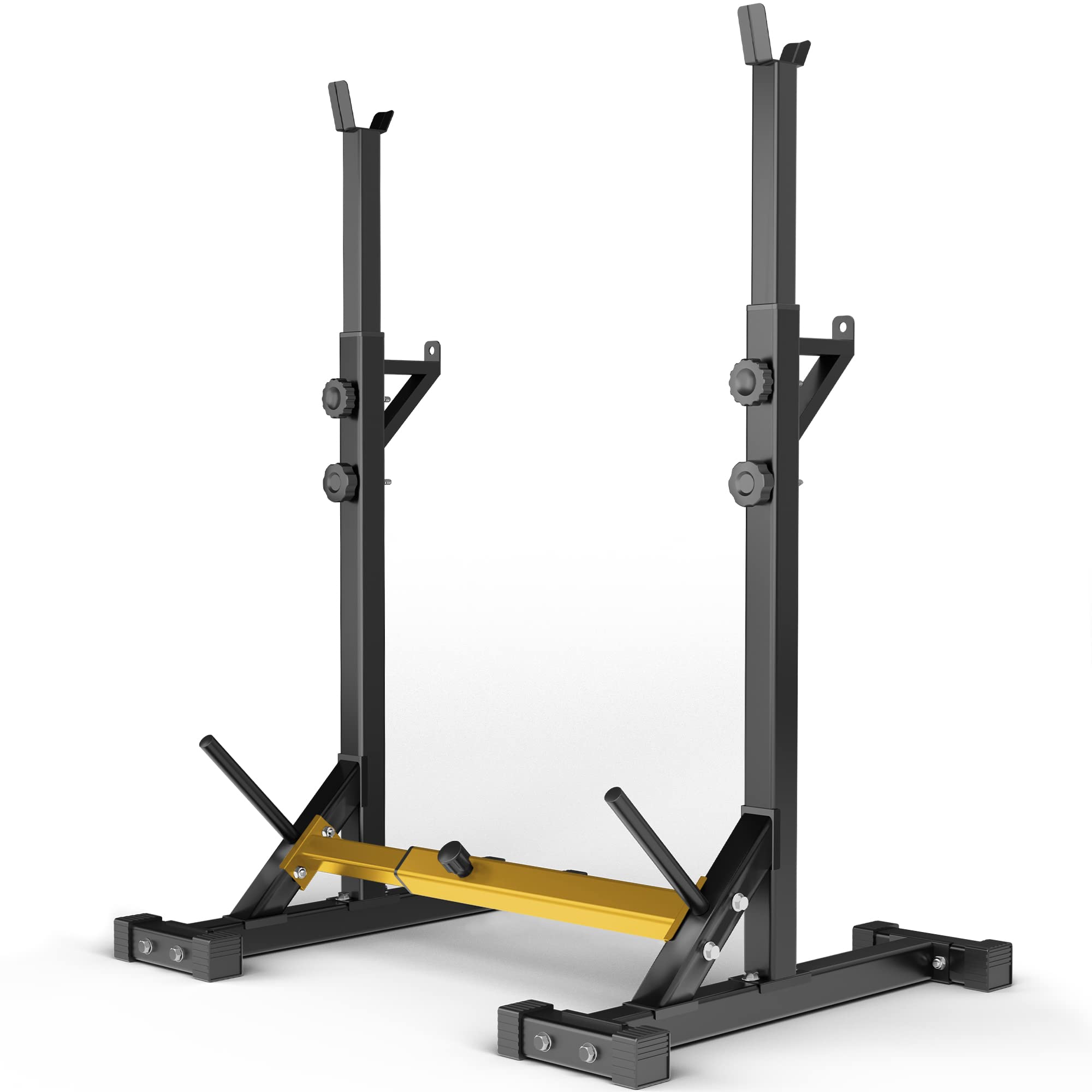 Photo 1 of ***USED - MISSING ALL THE HARDWARE***
Elevens Squat Rack Stand Adjustable Bench Press Rack Barbell Rack Stand Multi-Function Weight Lifting Rack