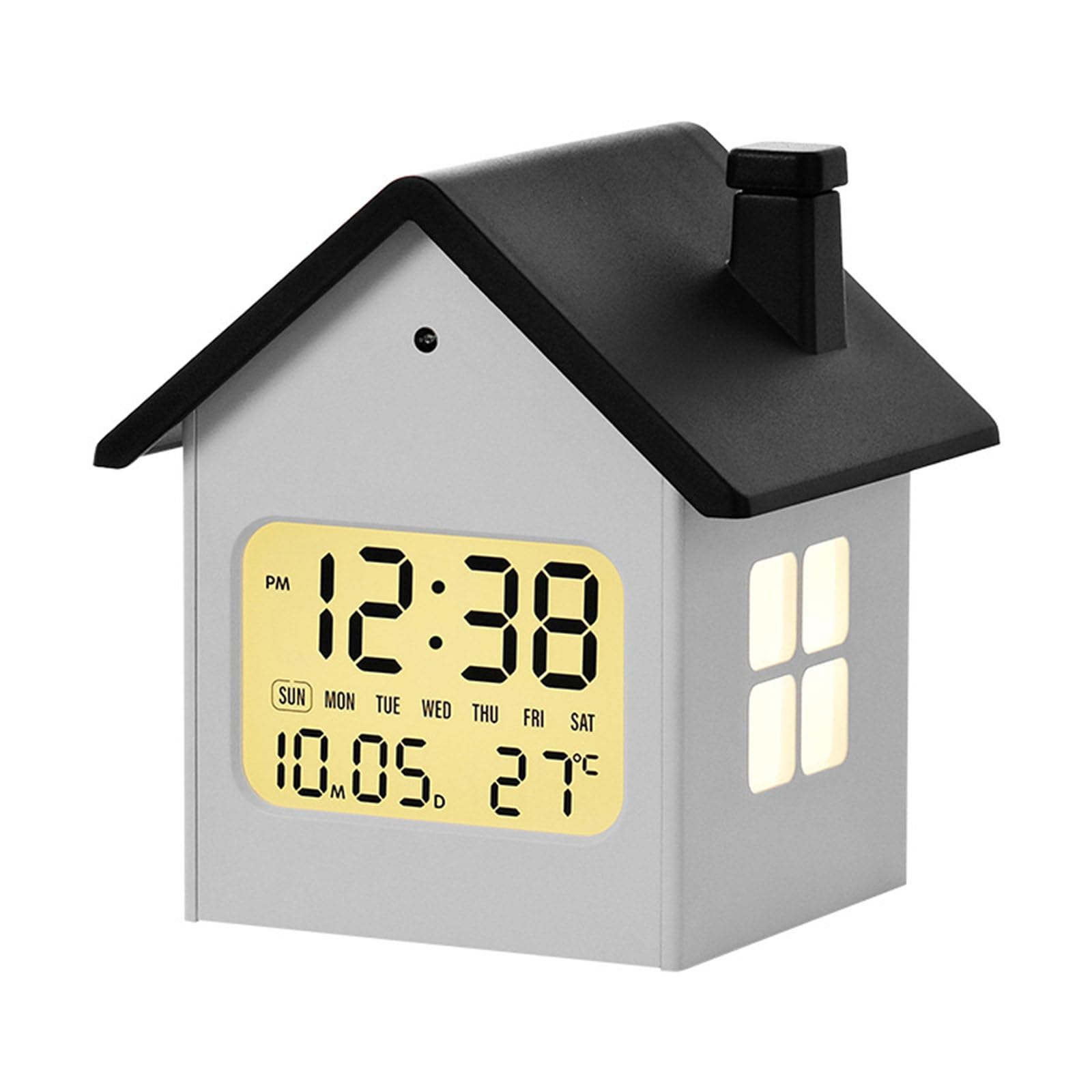 Kalttoy Silents Alarm Clock for Bedrooms Noiseless Operations Easy Setups Modern Houses Designs Home Access Home Decoration Clock