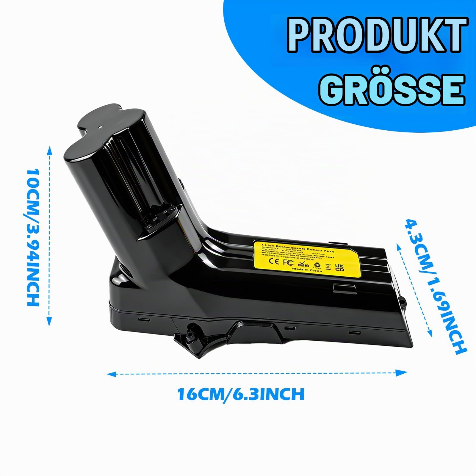 Ersatz Akku Fit Philips FC6822, FC6823, FC6826/01, FC6827, FC6828, FC6904