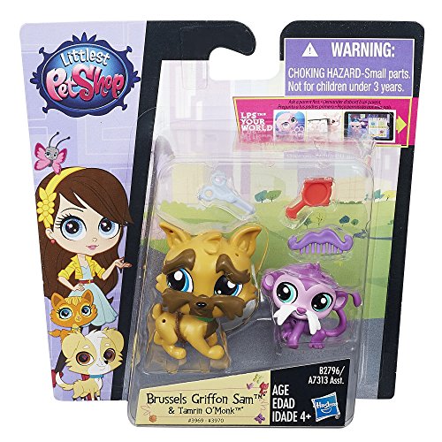 Muñecos Littlest Pet Shop Sam y Tamrin O'Monk miniatura 2