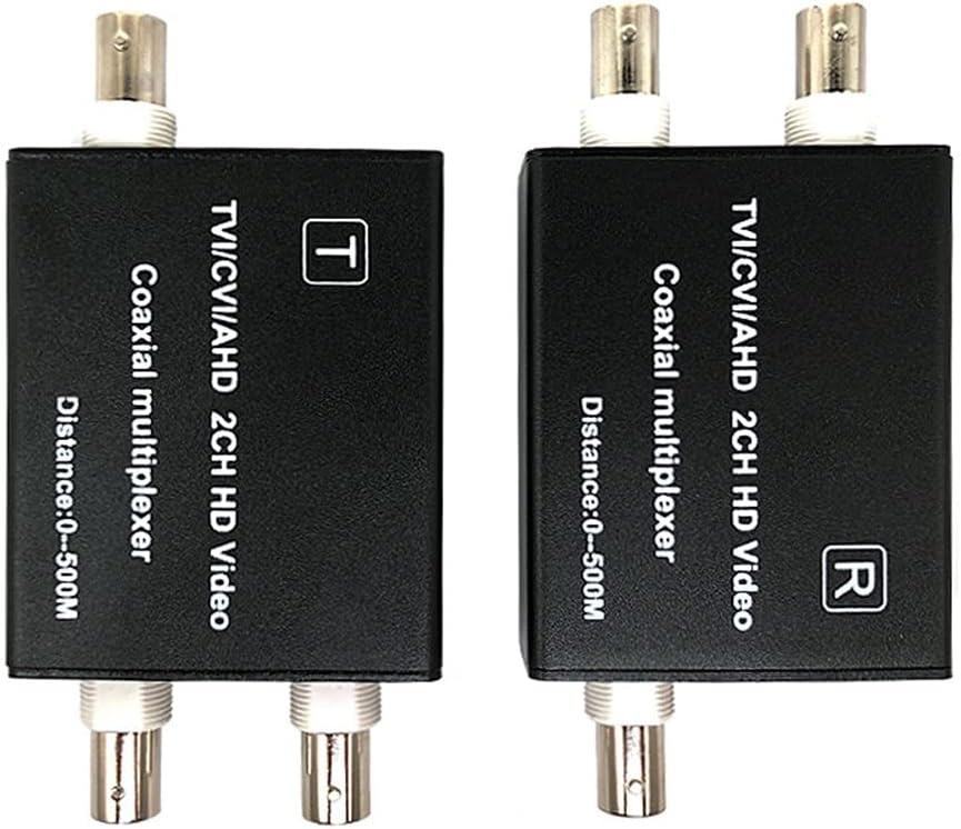 reemaa AHD TVI CVIビデオマルチプレクサ Cctvカメラ2Ch同軸ビデオコンバーター用 Hdcvi 1080P用