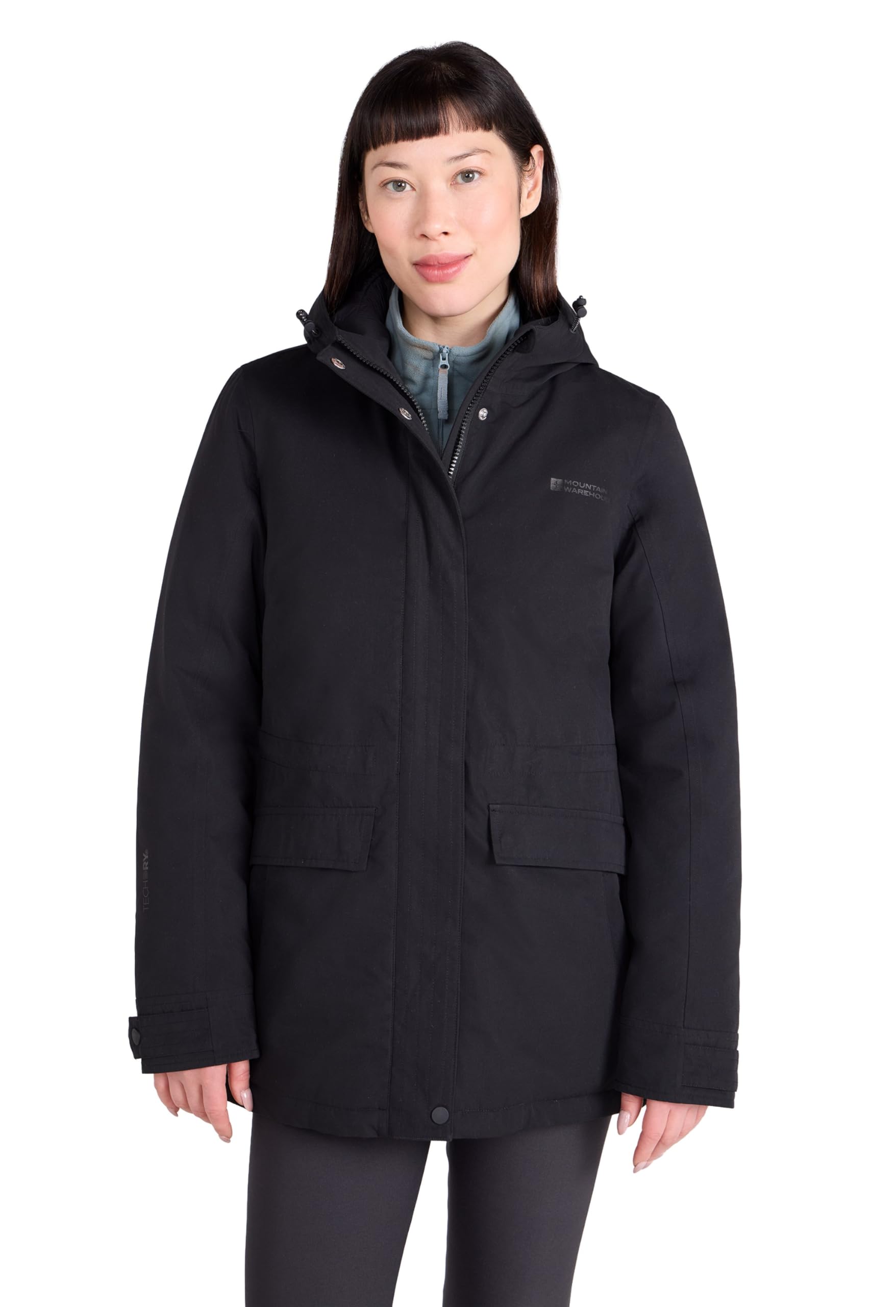 Maple Womens Waterproof Padded Jacket - Black