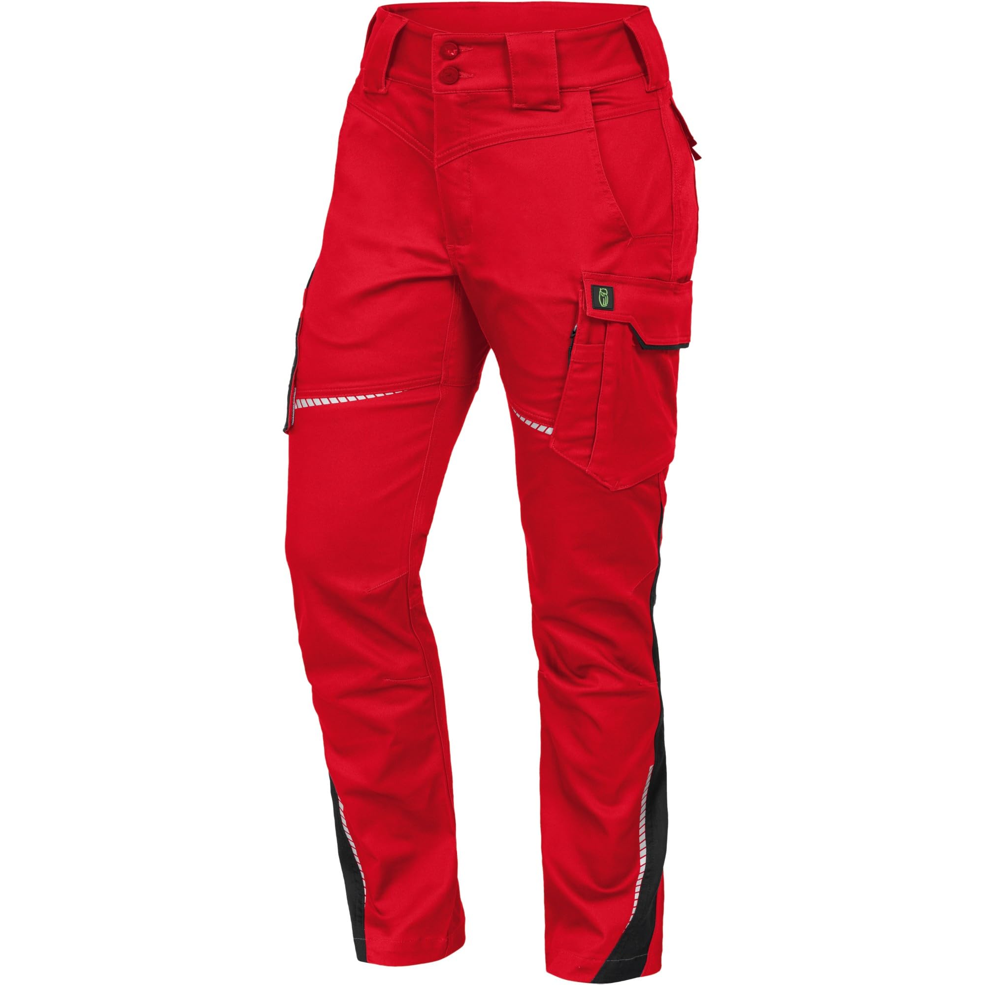 Leibwächter Damen Arbeitshose Flex-Line, Robuste Workwear mit Stretch, Sicherheitshose für Frauen, strapazierfähige Berufsbekleidung, Bundhose ohne Knietaschen