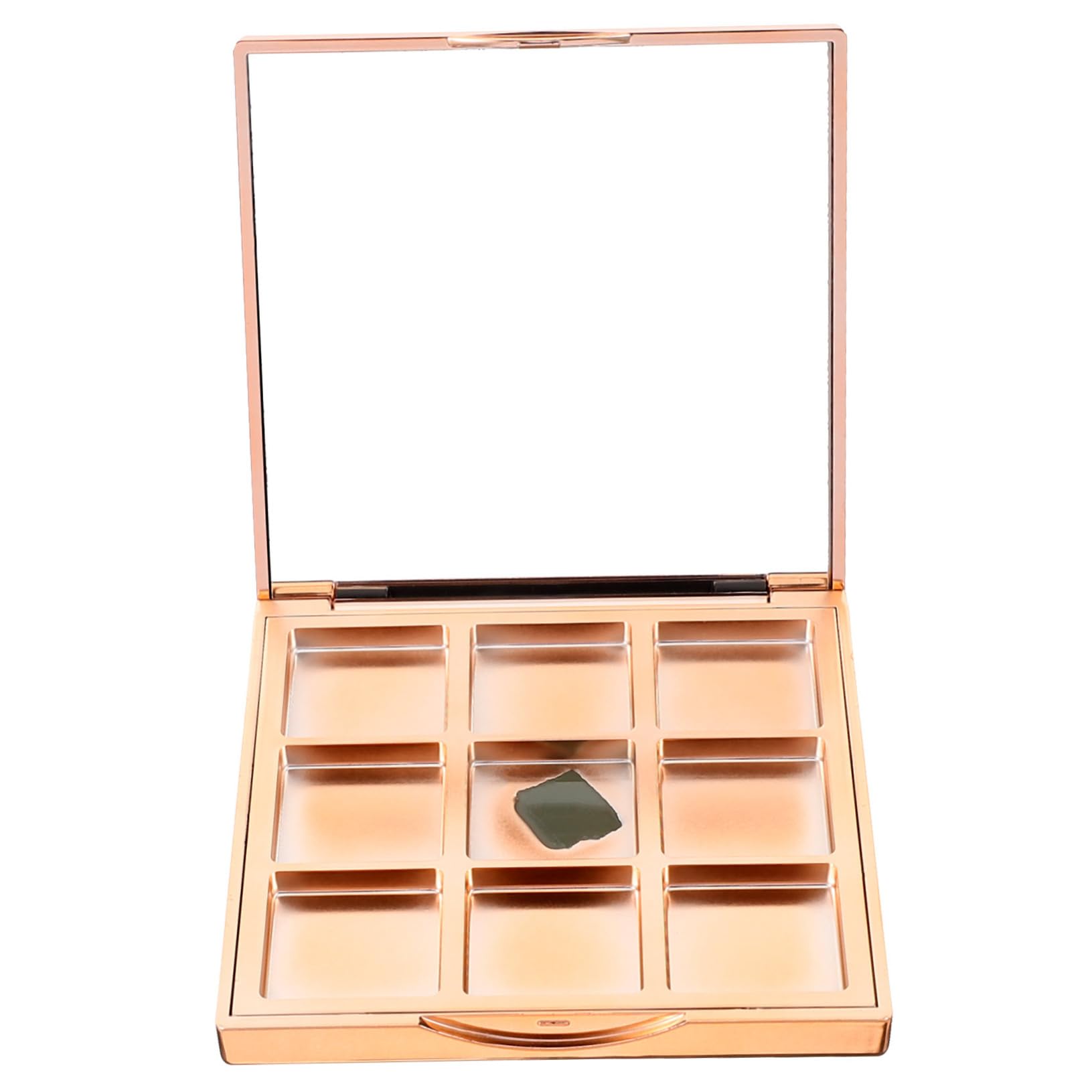 Healvian 5pièces Palette De Maquillage Vide pour Fards à Paupières Boîte De Rangement à Compartiments Design Sequins Et Mouvant Idéale pour Et Organisation des Cosmétiques