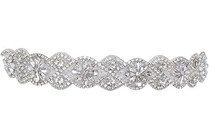Rhinestone Bridal Sash: Shimmering Elegance for Your Wedding