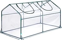 Quictent Mini Greenhouse 71x36x36 Portable Tabletop Seed Starter - Quick Setup Waterproof UV PVC Cover Indoor Outdoor Plant Shelter