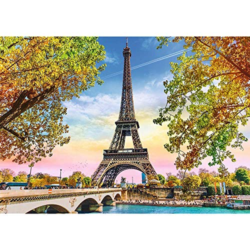 Trefl 916 37330 Romantisches EA 500 Teile, Premium Quality, für Erwachsene und Kinder ab 10 Jahren 500pcs Romantic Paris, Coloured, Farbig – Bild 3