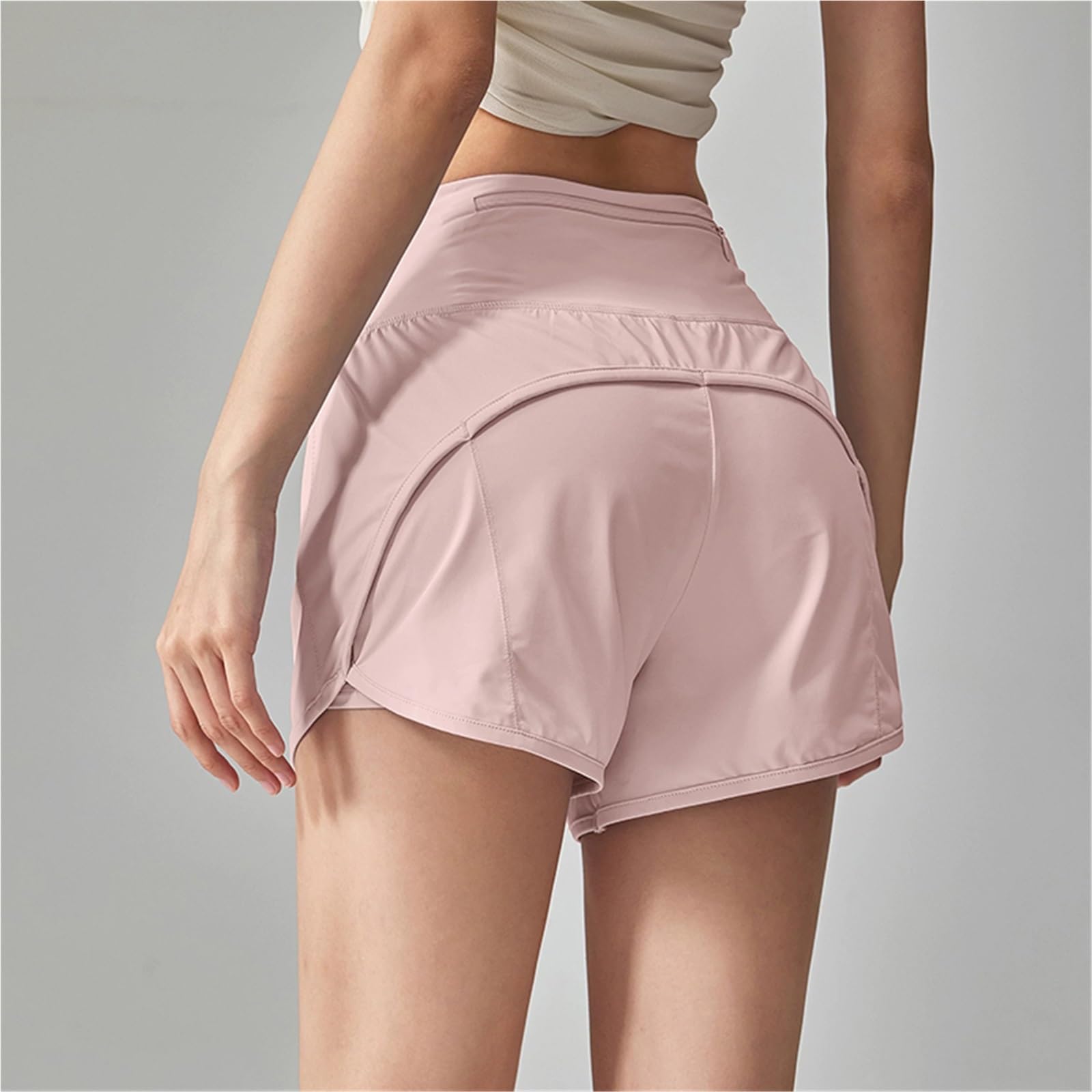 Yoga Pantaloncini Pantaloncini da Yoga Donna a Vita Alta Dimagranti Sportivi Estivi antiriflesso for Fitness ed Esercizio Fisico