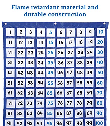 Deluxe Hundred Board Pocket Chart