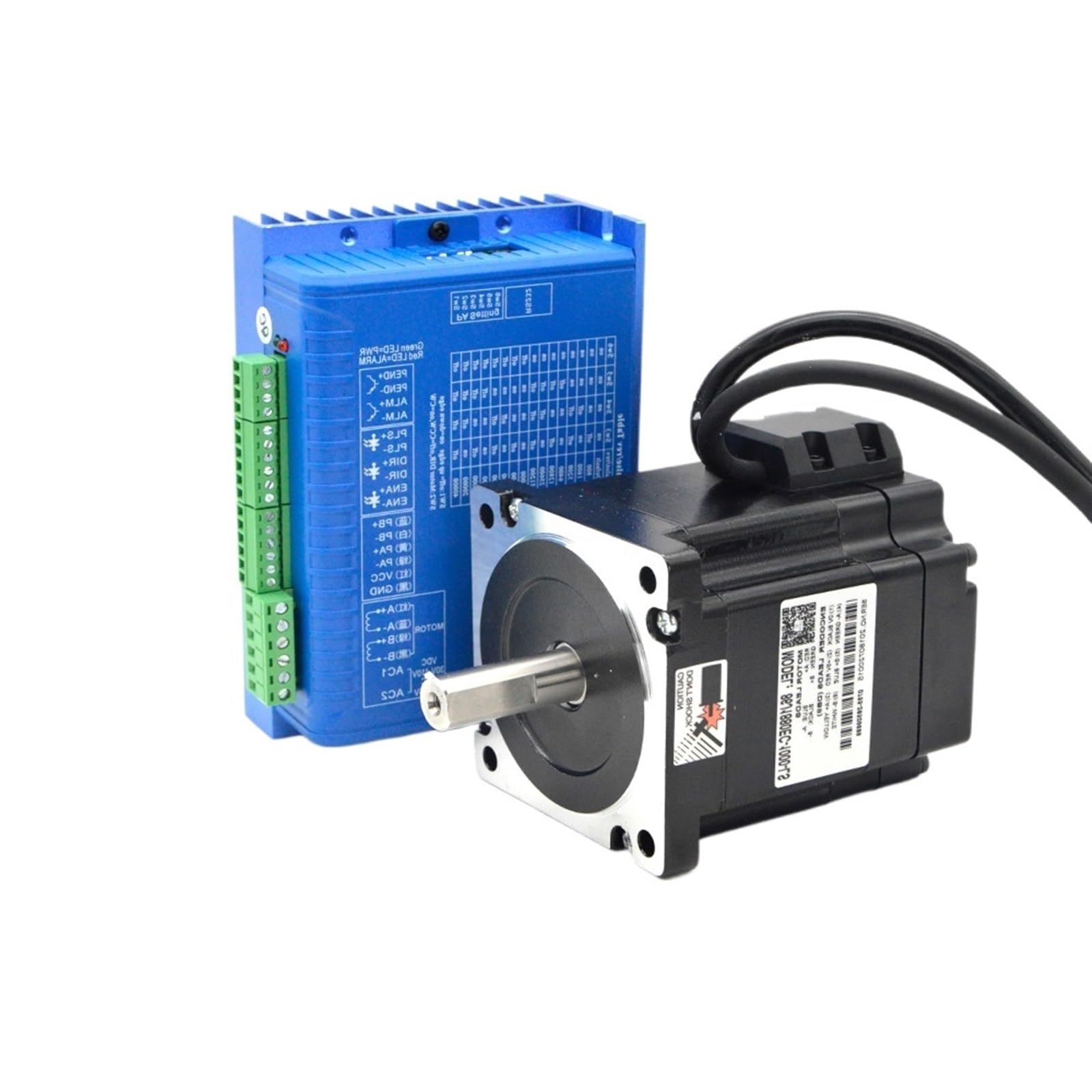 EKFBQBGW 34 Closed Circuit Stepper electronic starter 4.5Nm 8A Hybrid Stepper electronic starter Nema34 Closed Circuit electronic starter Driver 40-110V AC 60-80V