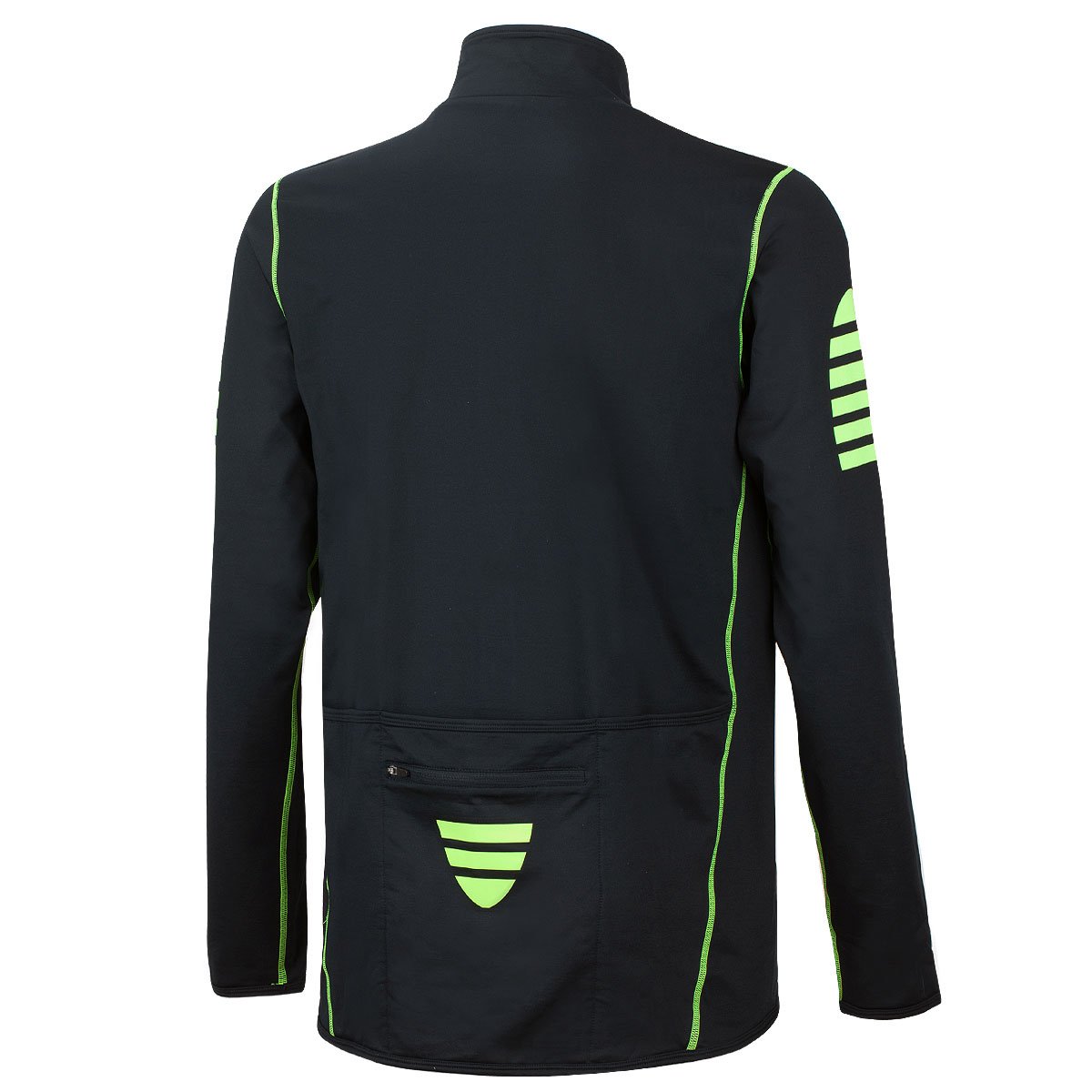 Airtracks Herren Winter Radtrikot Set Pro Windstopper - Thermo Fahrradhose Lang Pro + Thermo Fahrradtrikot Langarm Pro